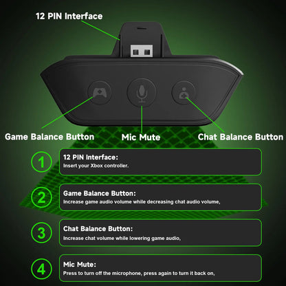 Upgraded Wireless Gaming Headset for Xbox with Game/Chat Audio Balance, Adjustable Vocals and Background Sounds, Mic Mute, Bluetooth, 3D Surround Sound,Foldable Bluetooth Headset Works with PS5, Mac, PC, Nintendo Switch - Long Battery Life Tiktokshopsprin