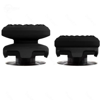 Professional Thumbstick Grips and Precision Rings for PS4, PS5, Xbox Series X/S, and Switch Pro Controllers - High-Rise and Mid-Rise Gaming Accessories in Black, Purple, and Green
