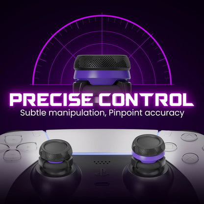 ELO Ascend Pro Gaming Thumbsticks for Gaming Controllers | Universal Fit, 1 High-Rise and 1 Low-Rise Domed Cap, Anti-Slip Micro-Etched Texture for Xbx, PS5, Switch Pro, Vagab Ond Controllers Console Wireless